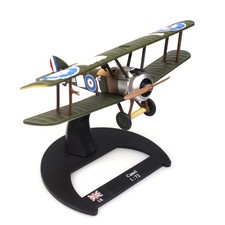 Durable Diecast Alloy 1/72 WWI British Sopwith Camel F.1 Biplane Fighter Toy