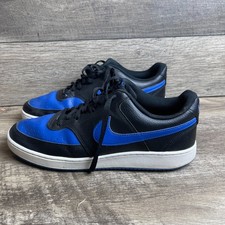 Nike Court Vision Low DM8681-001 Men 12 Basketball Shoe Black Game Royal Sneaker