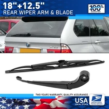 Set Of 12.5"+18" New Rear Wiper Blade & Arm OEM Quality Replacement All Season