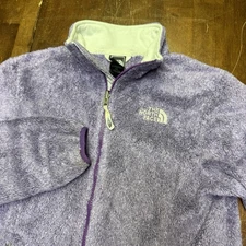 The North Face Jacket Womens Small Purple Osito Fleece Plush Fluffy Sherpa Zip