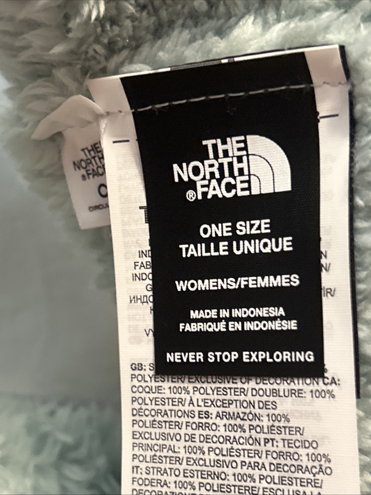 The North Face TNF Women's Cable Minna Earband Mint Green One Size New thumbnail 3