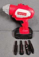 Fisher Price Drillin' Action Toy Tool Set Replacement Power Drill and 4 Bits