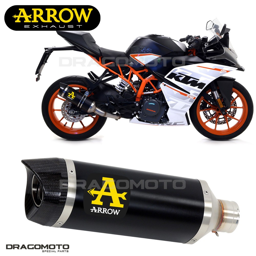 Silencieux Arrow Thunder KTM RC 390 2018 pour réduire le poids d'échappement