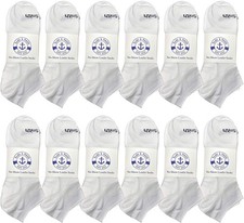 12 Pair BILLIONHATS Kids Low Cut Ankle Socks, Thin Lightweight Socks, Size, 6-8