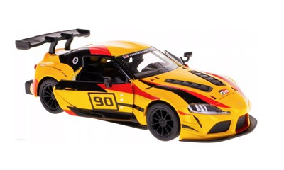Kinsmart 1/36 Toyota Gr Supra Racing Concept Pullback Minicar gelb