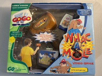 Video Vision TV Gogo Whac-A-Mole Arcade Game with Mallet 2005 Edition