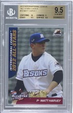 2012 Choice International League All-Stars Matt Harvey #10 BGS 9.5 GEM MINT 1h5