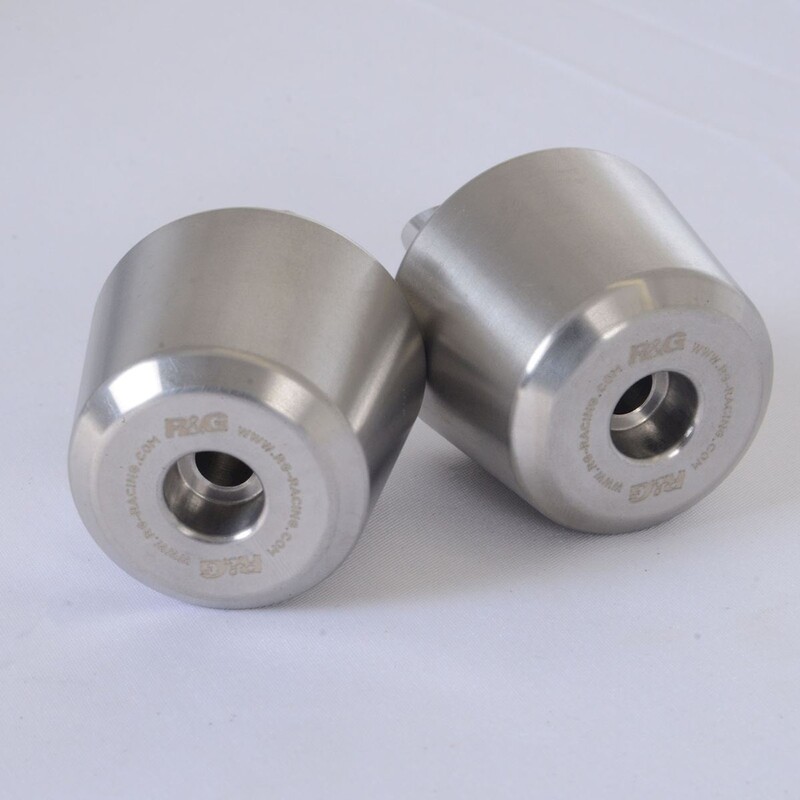 Embouts de guidon R&G RACING en acier inoxydable pour moto Kawasaki Ninja ZX-10R et RR