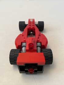 Lego Racers Ferrari F1 Fuel Stop Set 8673 w/ Booklet & Minifigures See Desc