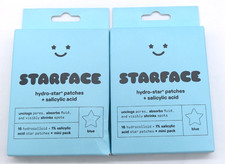 2Pk- Starface Hydro-Star Patches Salicylic Acid, 32 Total Blue Patches, No Exp
