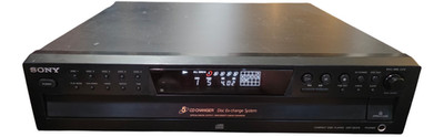 Sony CDP-CE375 5 Disc CD Changer Player Optical Out Tested No Remote