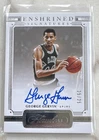 Panini Flawless Enshrined Signatures George Gervin #ENS-ICE /25 Auto Spurs