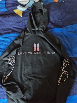 Jungkook 97 Love Yourself Unofficial BTS Hoodie XL Kids | eBay