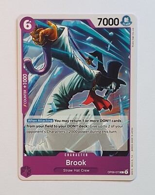 ONE PIECE Card Game OP09-073 Brook C Emperors in the New World MINT