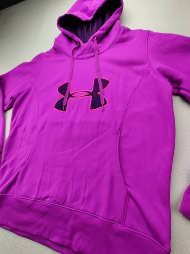 Under Armour Storm Cold-Gear Wmn's Large Magenta Long Sleeve Sweatshirt Hoodie - Bild 5 von 10
