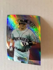 1995 BOWMAN'S BEST REFRACTOR SGW PRODUCTION FILM PROOF #63 LARRY WALKER ROCKIES