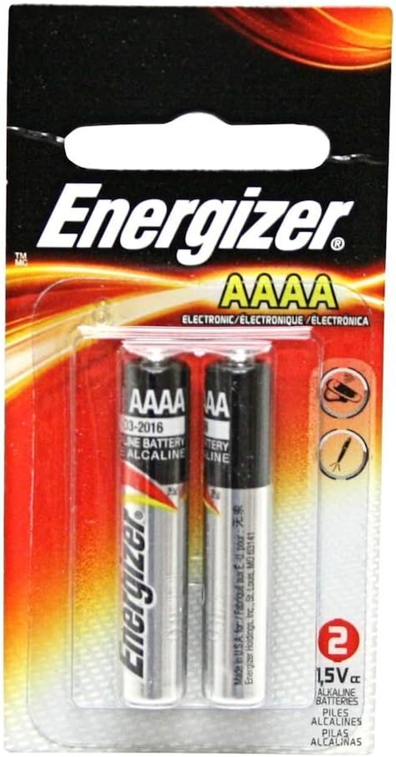 MAX Alkaline Batteries, AAAA, 2 Batteries/Pack