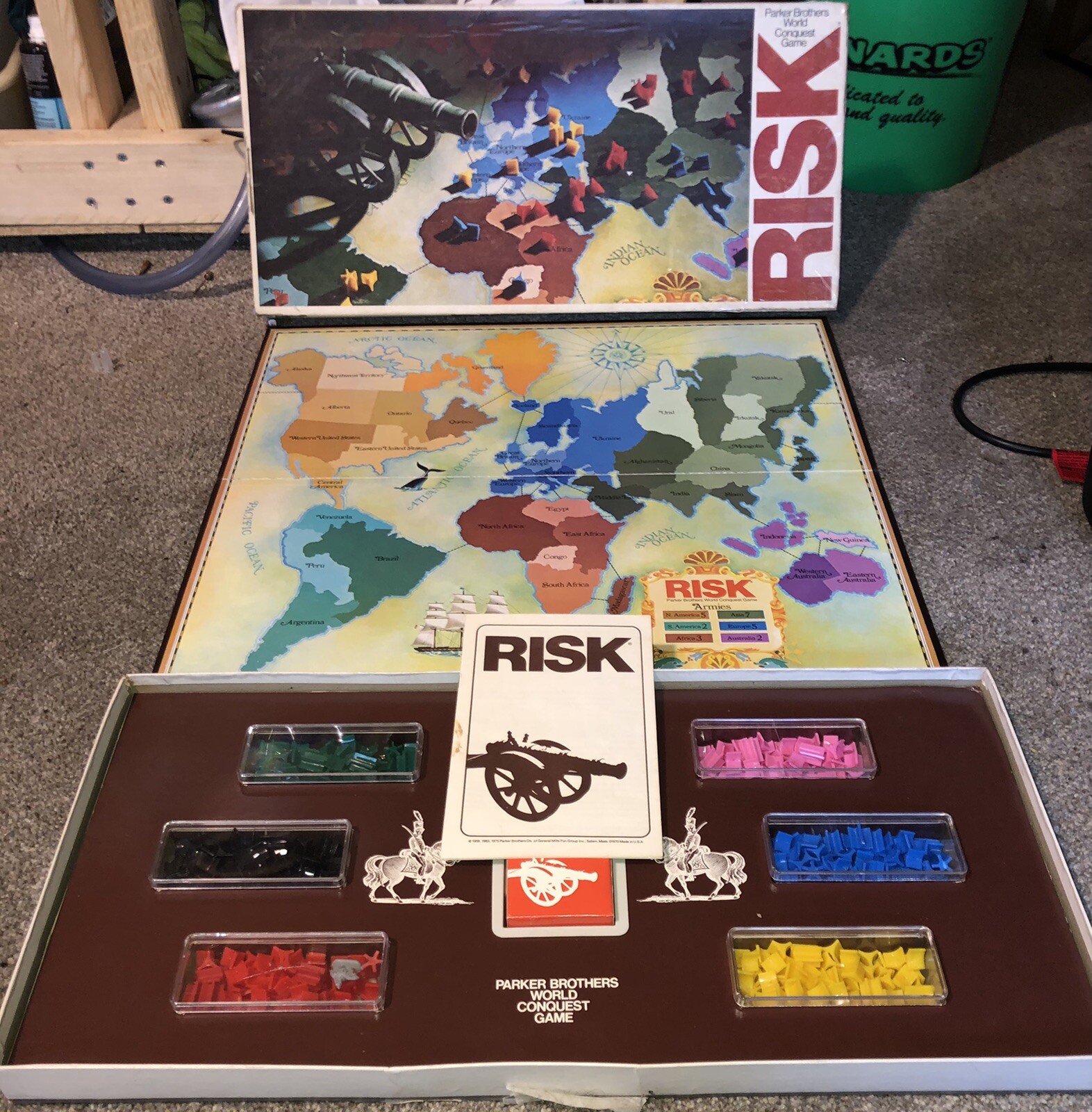 RISK Board Game 1975
