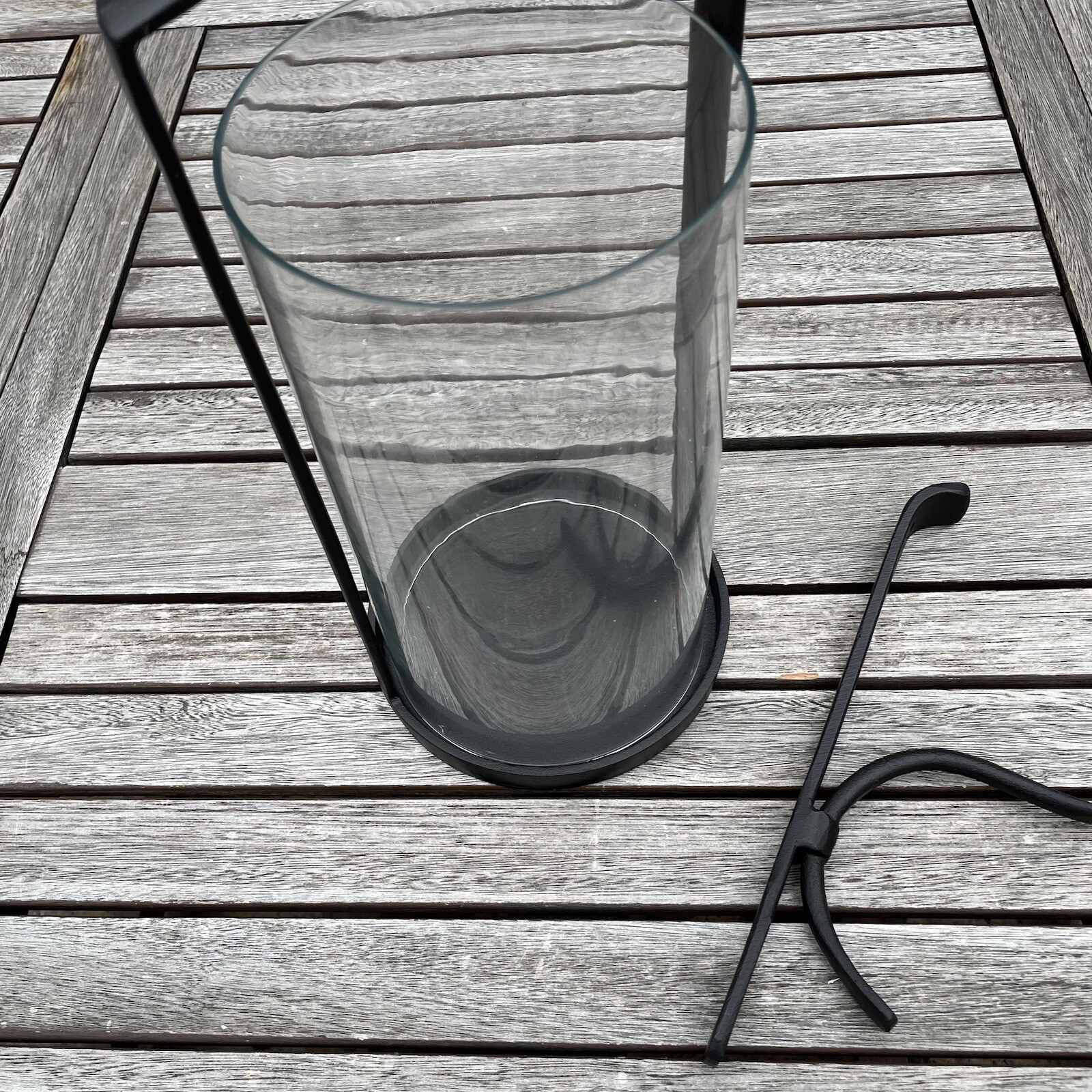 Pottery Barn Artisanal WallMount Candle Holder Lantern Bronze Open Box