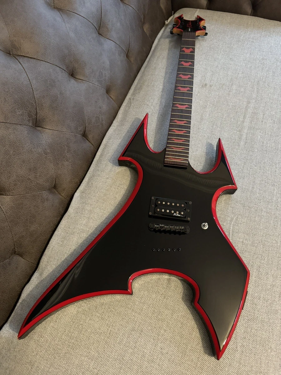 B.C. Rich Avenge Son Of Beast Guitar Black Red Bevels Rare