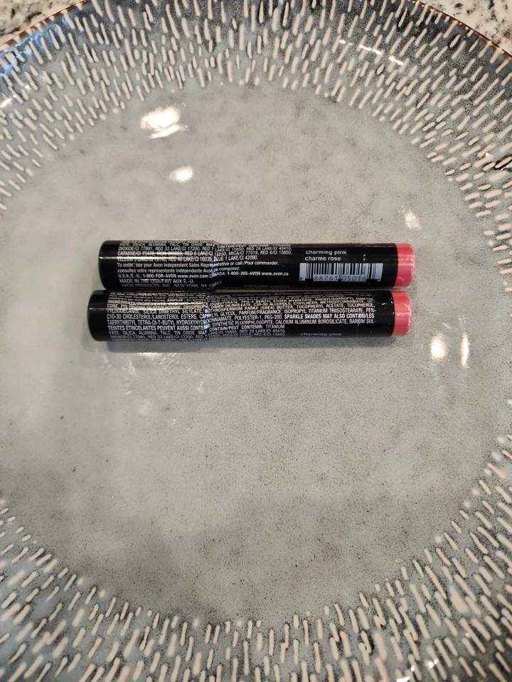 AVON ULTRA COLOR LIP CRAYON CHARMING PINK Set of 2 Same Color New & Sealed - Image 2 of 2