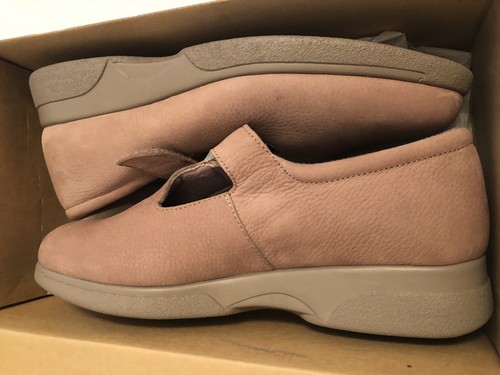 Drew Diabetic Orthopedic Comfort Shoes Size 9.5 M Taupe Nubuck New Sport Tee - Picture 11 of 11