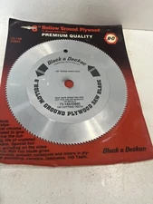 - Black & Decker 8 Inch Plywood Saw Blade 5/8 Arbor Hole New Table Circular Saw
