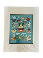 Disney “Magic Kingdom Cuties” Matted Print by Jerrod Maruyama