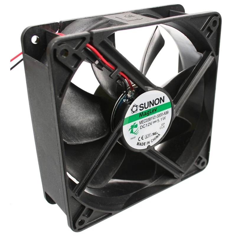 MEC0381V2-A99 Axial-Lüfter 120x120x38mm 12V= 197m³/h Sunon = KD1212PMV2-13A