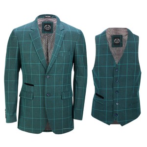 green check blazer