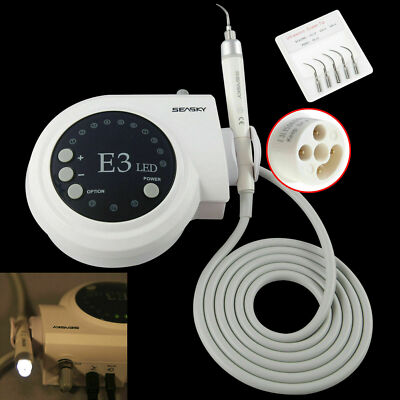 LED Optical Dental Ultrasonic Piezo  Scaler Fiber Optic Handpiece fit EMS HYYB