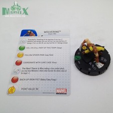 Heroclix Chaos War set Wolverine 029 Uncommon figure w/card 