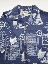 Mens Large HRH His Royal Highness  Hawaii Schooner Goodwill shirt boat ship VTG