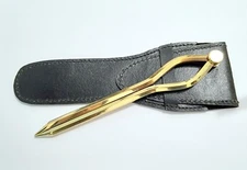 Straight Pattern Chart Divider 7" Nautical Marine Solid Brass WITH CASE!