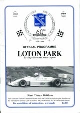 Loton Park Hagley & District LCC Meeting 16/17 April 1995 original programme