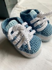 Scarpine Neonato Unisex 0-3 mesi - fatte a mano 