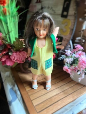 Ensemble Poupée Marie Françoise Mode Et Travaux - Novembre 1954 - Neuf 36cm