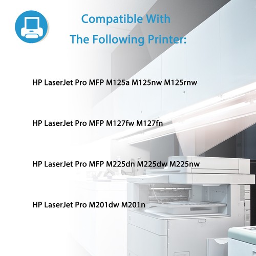 2PK Toner Cartridge Compatible for HP CF283A 83A LaserJet Pro MFP M127fw M127fn - Picture 2 of 12