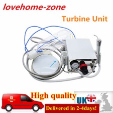 Portable Dental Turbine Unit 3 way syringe Work f/ Compressor 4 Hole TU01 UK