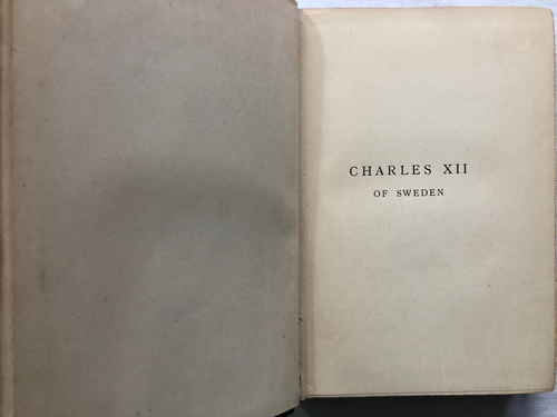 Raro Antico Libro Oscar Browning Charles XII of Sweden 1899 - Bild 5 von 12