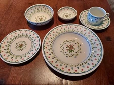 12-Piece/2 Place Settings A. Raynaud "Lafayette" Limoges China