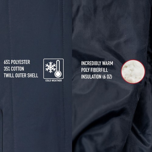 Woodland Camo Insulated Twill Coveralls - Warm Poly Fiberfill Insulation - Picture 7 of 8