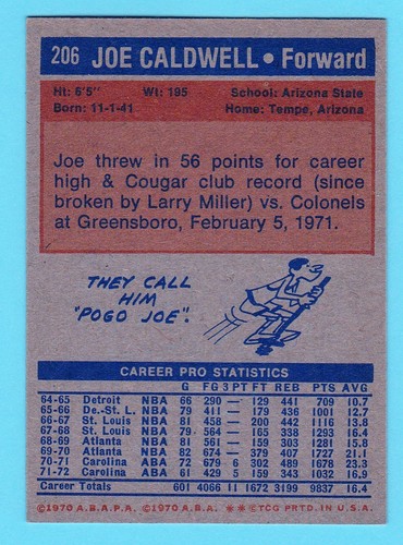 1972-73 TOPPS BASKETBALL CARD SINGLES COMPLETE YOUR SET U-PICK UPDATED 8/28 - Picture 305 of 351