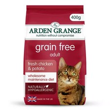 Arden Grange Grain Free Adult Cat Dry Food (Chicken & Potato) All Sizes Packs