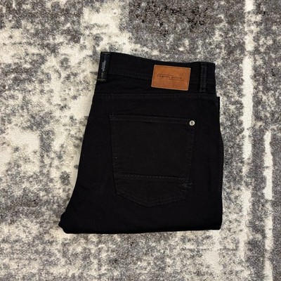 CAMEL ACTIVE Houston Five-Pocket Herren Jeans Hose W35 L32 Denim Regular Schwarz