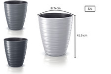 Round Tall Plant Pots Elegant Large Flower 6 Sizes Indoor Outdoor Garden Planter