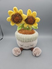 Adorable Greenhouse by Russ 12  Inch Potted Plant Garden Sunflower Pot Plush