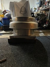 Dayton 4YC886 Upblast Direct Drive Commercial Exhaust Fan Roof Mount Metal Base