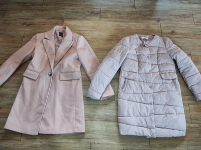2 Rosa Mäntel Gr. 36/38 Puffärmel/Klassisch Befree