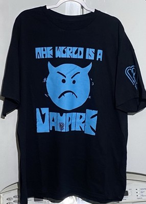 Smashing Pumpkins The World Is A Vampire Tour 2023 Black Graphic T-Shirt XXL